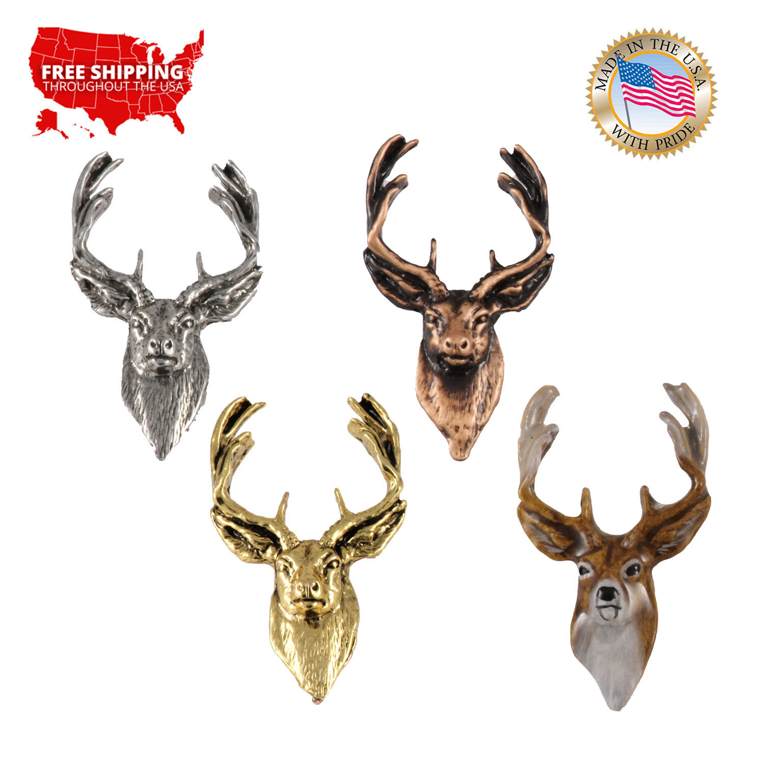 Whitetail Deer Front Magnet, M007, Magnetic, Fridge, Whiteboard ...